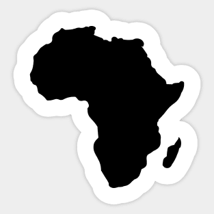 Map of Africa Sticker